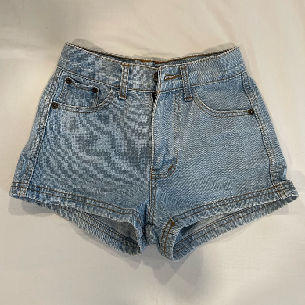 Classic Blue Denim Women's Shorts